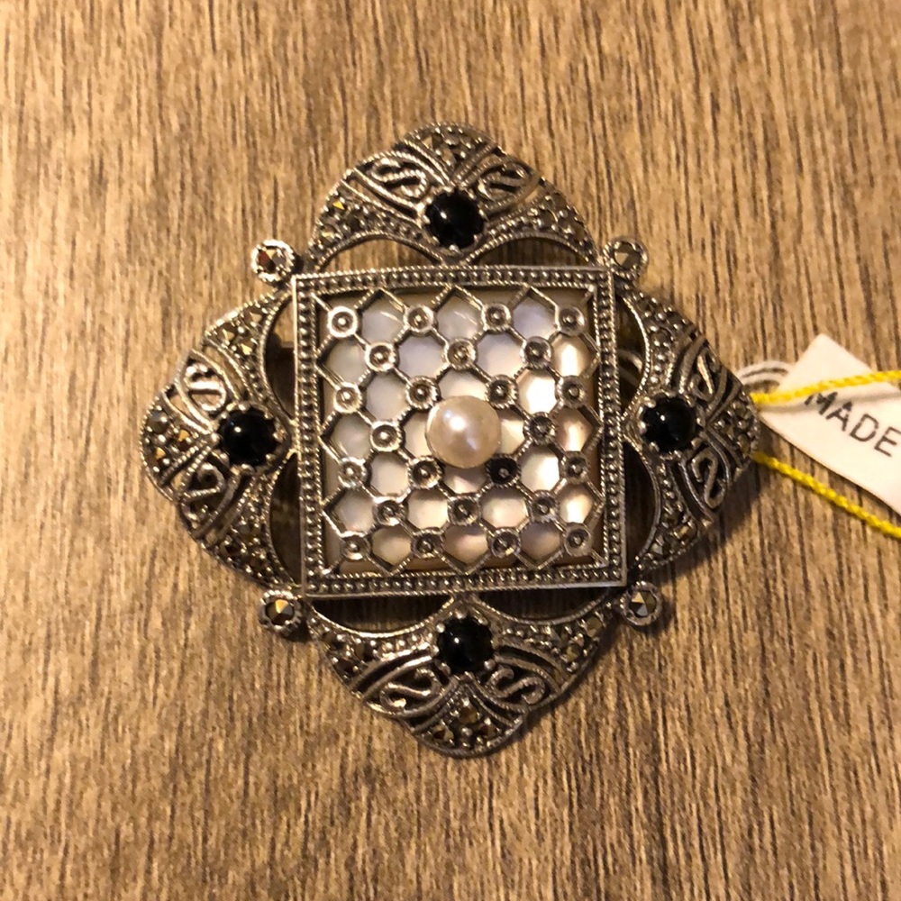 Vintage Marcasite Pin